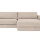 ROWICO Duncan 3 pers. modul sofa, m. hjre chaiselong - lysegr stof