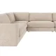 ROWICO Duncan h�rnsoffa 2+3-sits �ppen h�ger sida ljusgr� tyg Robin #01 (c3)