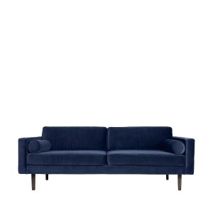 BROSTE COPENHAGEN Wind sofa - bl polyester velour