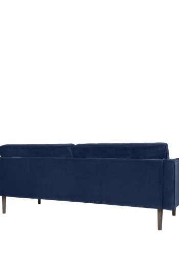BROSTE COPENHAGEN Wind Sofa – blauer Polyester-Velours