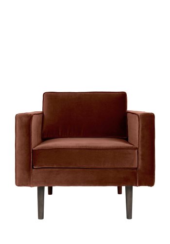 BROSTE COPENHAGEN Windsessel – Polyestervelours, m. Armlehnen