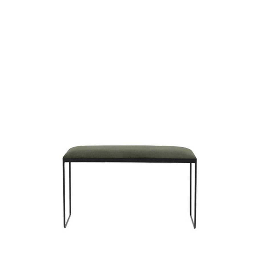 BROSTE COPENHAGEN Gorm benk - polyester, rektangulr (85x40)