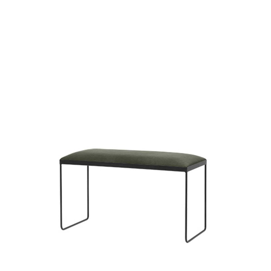 BROSTE COPENHAGEN Gorm benk - polyester, rektangulr (85x40)