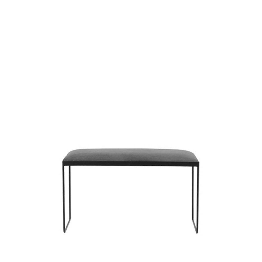 BROSTE COPENHAGEN Gorm benk - polyester, rektangulr (85x40)