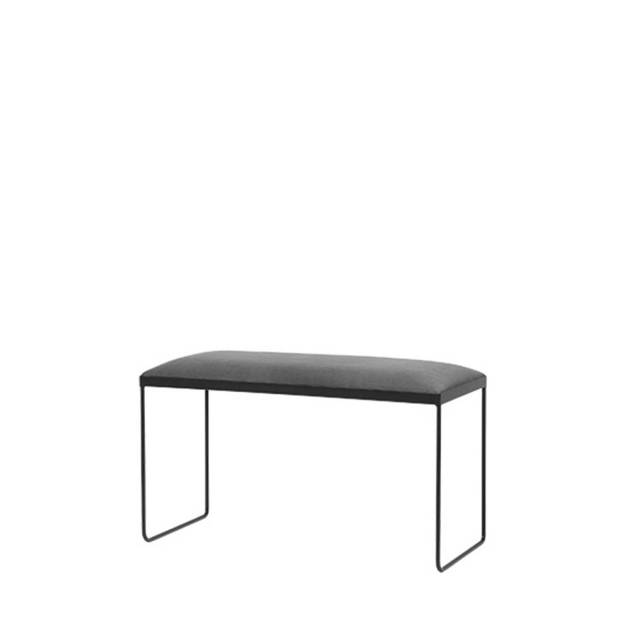 BROSTE COPENHAGEN Gorm benk - polyester, rektangulr (85x40)