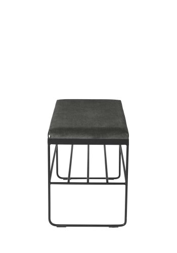 
BROSTE COPENHAGEN Gorm bænk - rektangulær, polyester, med hylde
