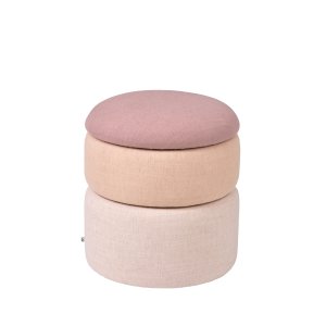 BROSTE COPENHAGEN Pond puf - rosa polyester (38)