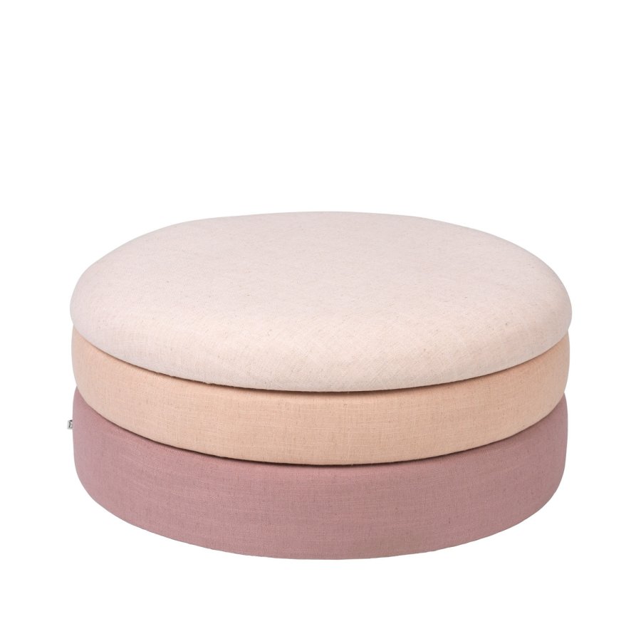 BROSTE COPENHAGEN Pond Pouf - rosa Polyester (68)