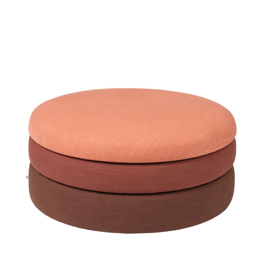 BROSTE COPENHAGEN Pond Pouf - Rost Polyester (68)