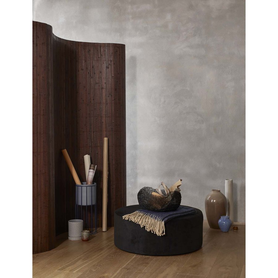 BROSTE COPENHAGEN Fenja stativ med deksel - bltt jern (sett med 2)