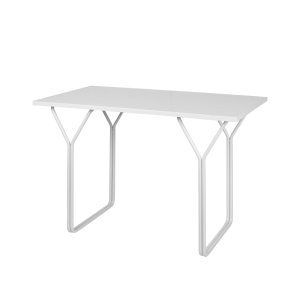 BROSTE COPENHAGEN Berit skrivbord, rektangulärt - gr askfaner och grtt stl (120x60)