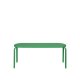 BROSTE COPENHAGEN Oda Bank, rechteckig – grünes Eschenfurnier und Stahl (110x36)