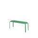 BROSTE COPENHAGEN Oda Bank, rechteckig – grünes Eschenfurnier und Stahl (110x36)