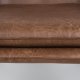 WHITE LABEL LIVING Bon loungestol, med armlener - brunt kunstskinn og metall