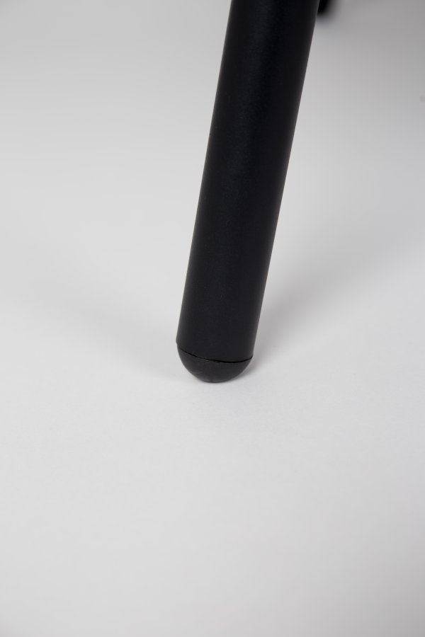 WHITE LABEL LIVING Bon loungestol, med armlener - brunt kunstskinn og metall