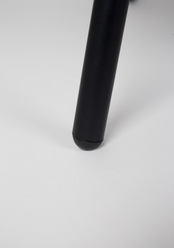 WHITE LABEL LIVING Bon loungestol, med armlener - mrkegrtt kunstskinn og metall