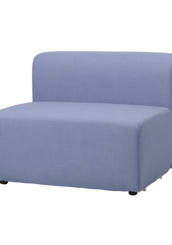 BROSTE COPENHAGEN Lagoon Modulstuhl - hellblauer Stoff