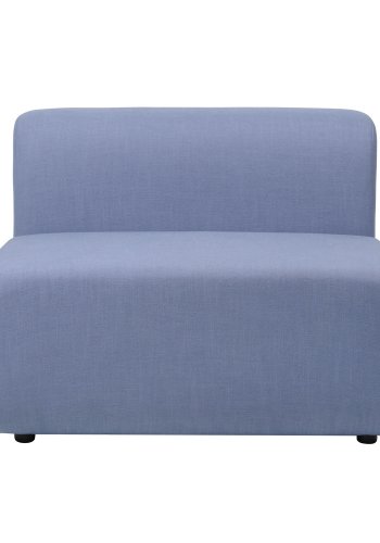 BROSTE COPENHAGEN Lagoon Modulstuhl - hellblauer Stoff