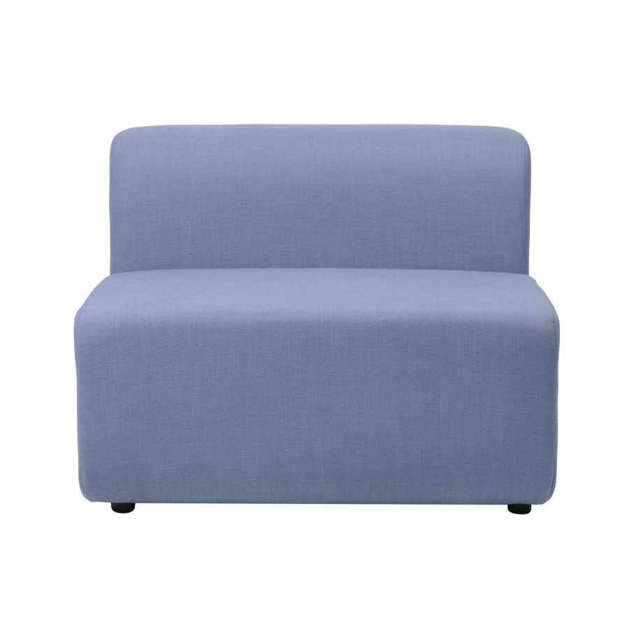 BROSTE COPENHAGEN Lagoon Modulstuhl - hellblauer Stoff