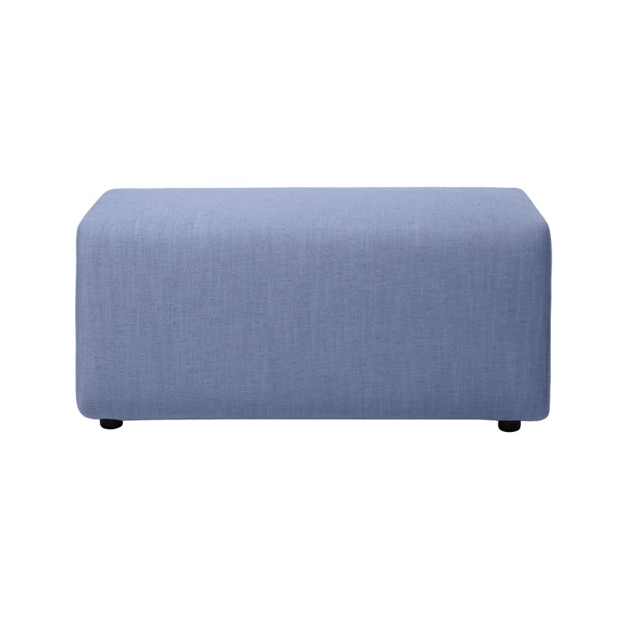 BROSTE COPENHAGEN Lagoon modularer Pouf - hellblauer Stoff