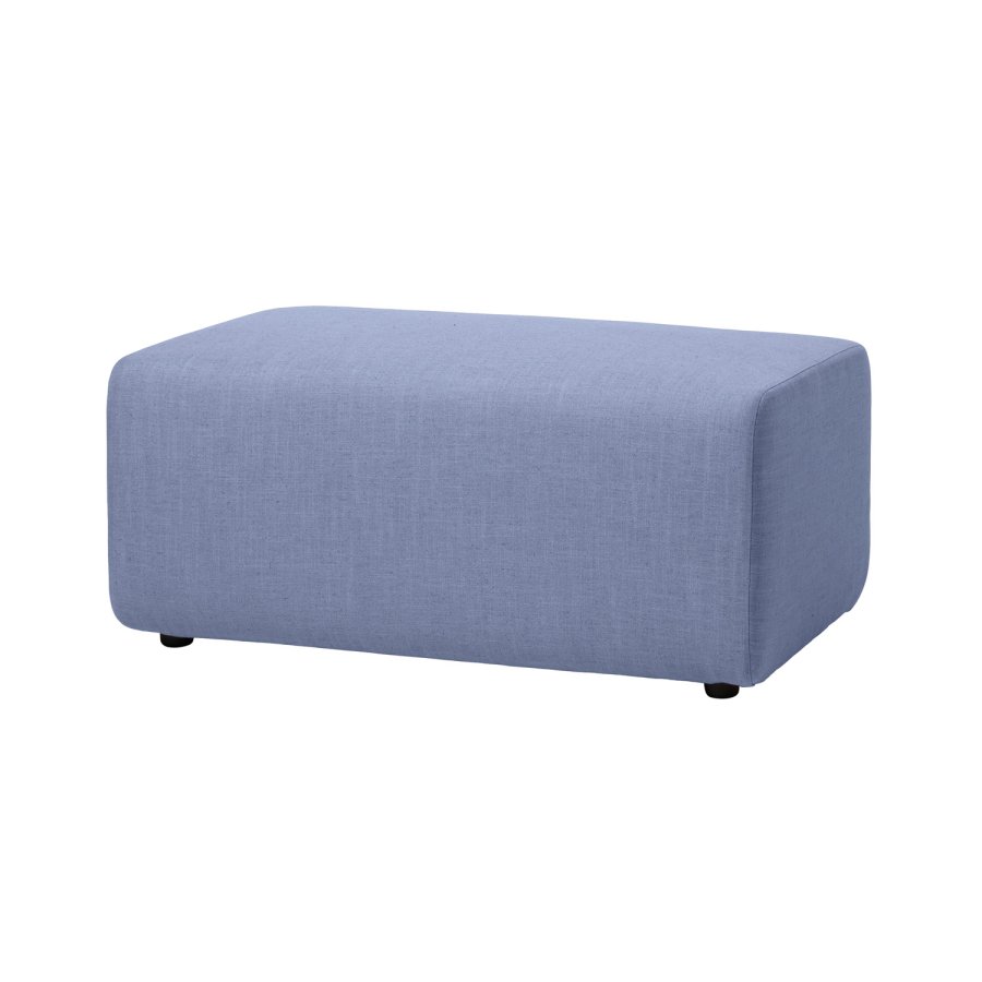 BROSTE COPENHAGEN Lagoon modularer Pouf - hellblauer Stoff