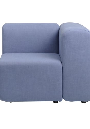 BROSTE COPENHAGEN Lagoon-Modul linke Ecke - hellblauer Stoff