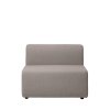 BROSTE COPENHAGEN Lagoon modulsofa midt - latte stof