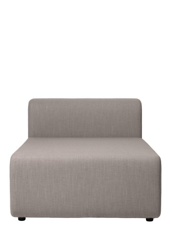 BROSTE COPENHAGEN Lagoon modulares Sofa Chaiselongue - Latte Stoff