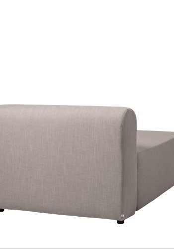 BROSTE COPENHAGEN Lagoon modulares Sofa Chaiselongue - Latte Stoff