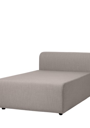 BROSTE COPENHAGEN Lagoon modulares Sofa Chaiselongue - Latte Stoff