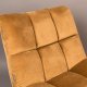 DUTCHBONE Bar-Loungesessel - goldbraunes Polyester und schwarzer Stahl