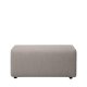 BROSTE COPENHAGEN Lagoon modularer Sofa-Pouf – Latte-Stoff