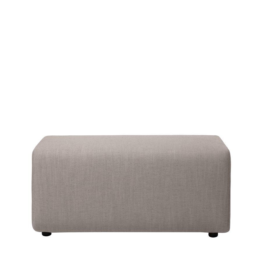 BROSTE COPENHAGEN Lagoon modularer Sofa-Pouf – Latte-Stoff