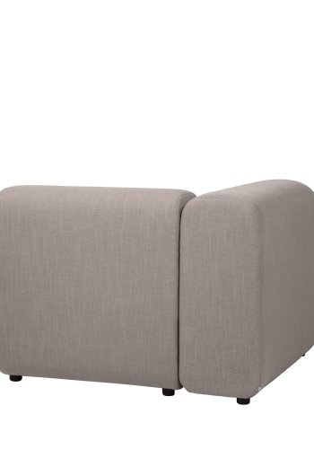 BROSTE COPENHAGEN Lagoon Modulsofa rechter Eckabschnitt - Latte-Stoff
