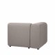 BROSTE COPENHAGEN Lagoon Modulsofa rechter Eckabschnitt - Latte-Stoff