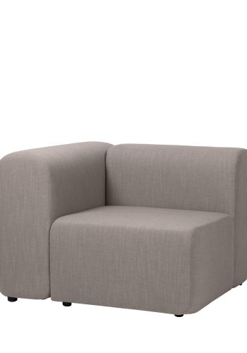 BROSTE COPENHAGEN Lagoon Modulsofa rechter Eckabschnitt - Latte-Stoff