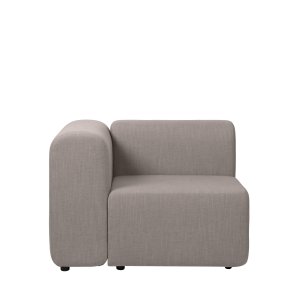 BROSTE COPENHAGEN Lagoon modulsofa hjre hjrnedel - latte stof
