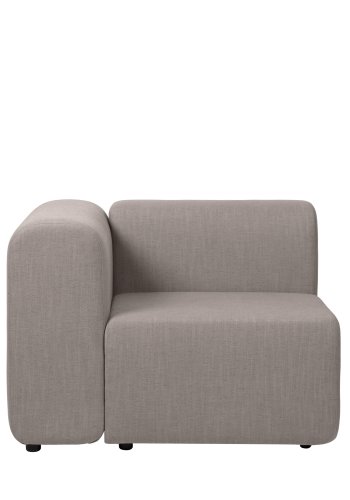 BROSTE COPENHAGEN Lagoon Modulsofa rechter Eckabschnitt - Latte-Stoff