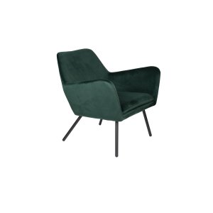 WHITE LABEL LIVING Lounge Chair Bon Velvet Green