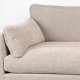 ZUIVER Summer Love Seat, med armlener - beige polyester og stl