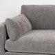 ZUIVER Summer Love Seat, med armlener - antrasittgr polyester og stl