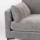 ZUIVER Summer Love Seat, med armlener - antrasittgr polyester og stl