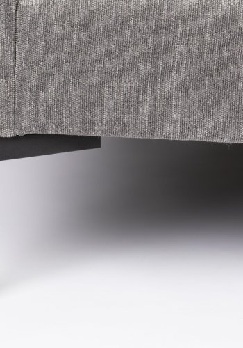 ZUIVER Summer Love Seat, med armlener - antrasittgr polyester og stl