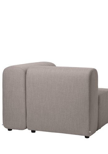 BROSTE COPENHAGEN Lagoon Modulsofa linker Eckabschnitt - Latte-Stoff 