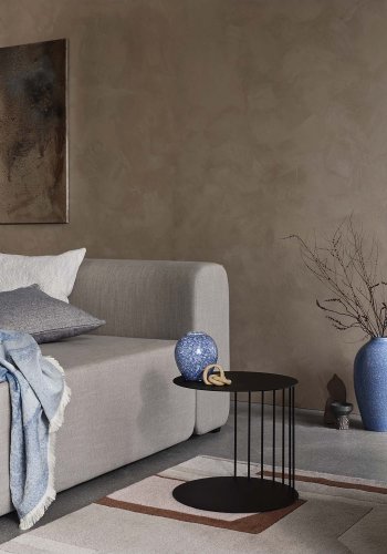 BROSTE COPENHAGEN Lagoon Modulsofa linker Eckabschnitt - Latte-Stoff 