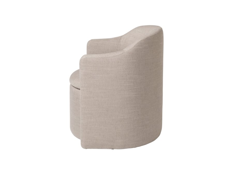 BROSTE COPENHAGEN Teichsessel, m. Armlehnen – Latte-Stoff