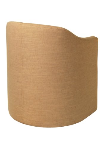 BROSTE COPENHAGEN Teichsessel, m. Armlehnen – ockerfarbener Stoff