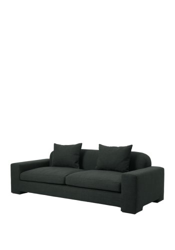 BROSTE COPENHAGEN Bay 3-Sitzer-Sofa – grün melierter Stoff