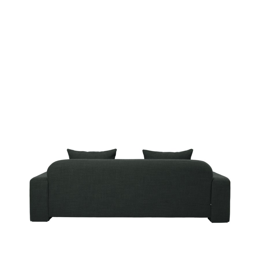 BROSTE COPENHAGEN Bay 3-Sitzer-Sofa – grün melierter Stoff