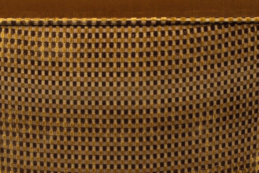 DUTCHBONE Madison Drehstuhl - orangefarbener Whiskey-Samtstoff